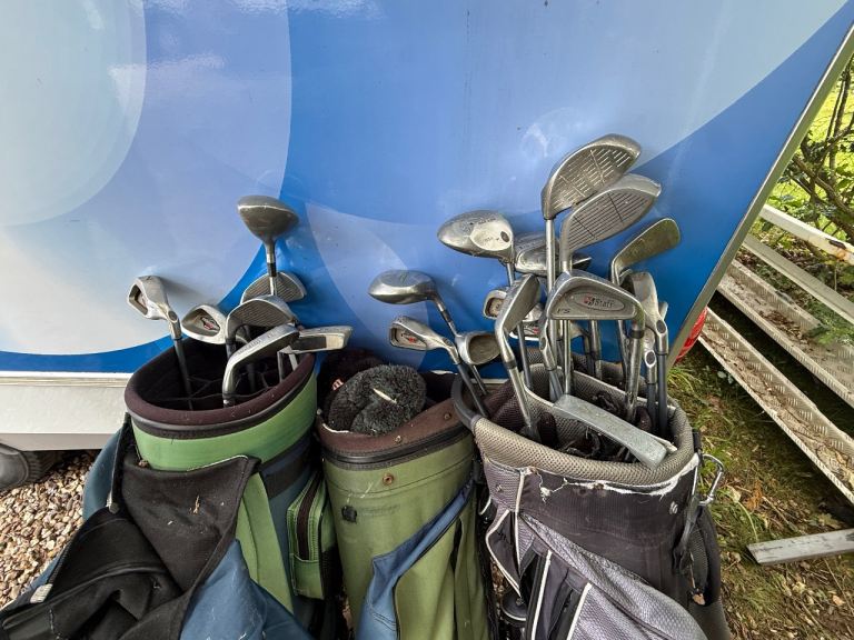 Used Golf Clubs with Bags – Full Set for Spares or Repair