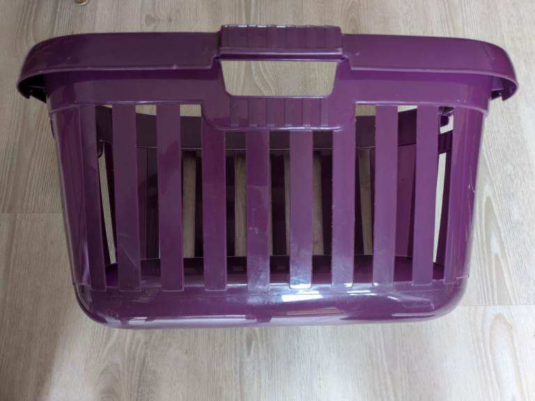 Purple Laundry Basket