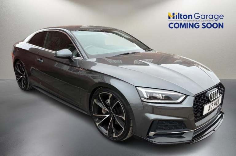 2017 Audi A5 2.0 TDI S line Coupe 2dr Diesel S Tronic quattro Euro 6 (s/s) (190 ps) BLUE COUPE Di...
