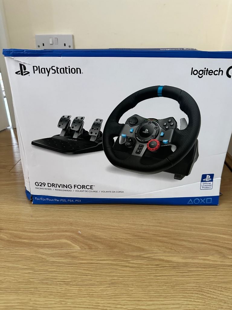 Logitech G29 Driving Force Racing Wheel for Playstation & PC