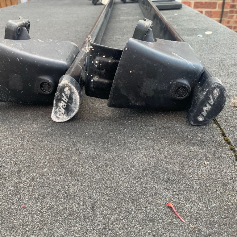 Farad Wing Black Aluminium Roof Bars Set for Ford S-Max (No Glass Roof) 15-23