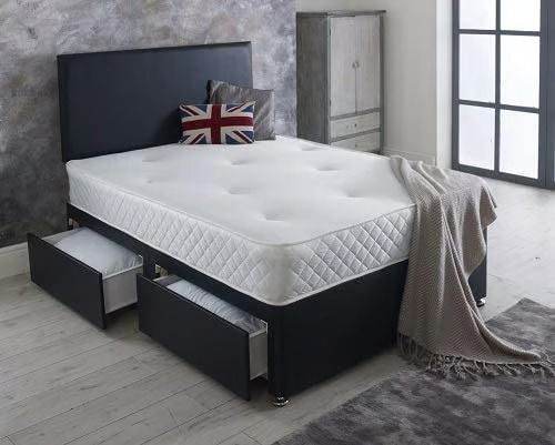 Cheap Set – Double Divan Bed with Mattress – Delivery Included **