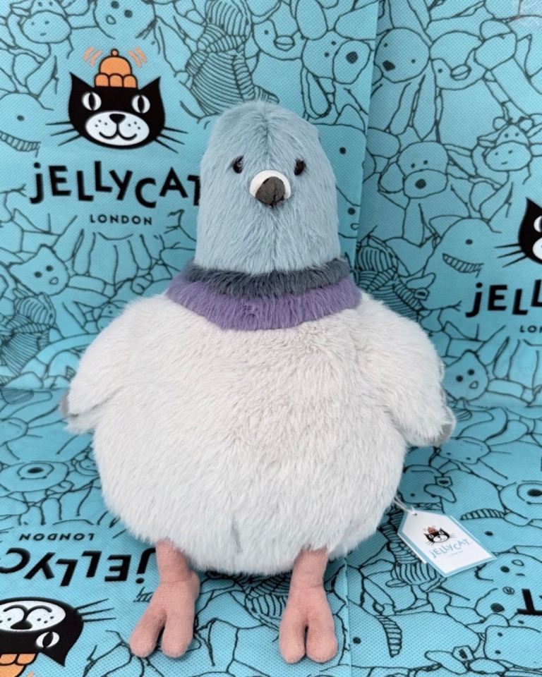 Jellycat Strutton Pigeon Plush Toy 20cm Brand New With Tags+Dust Bag