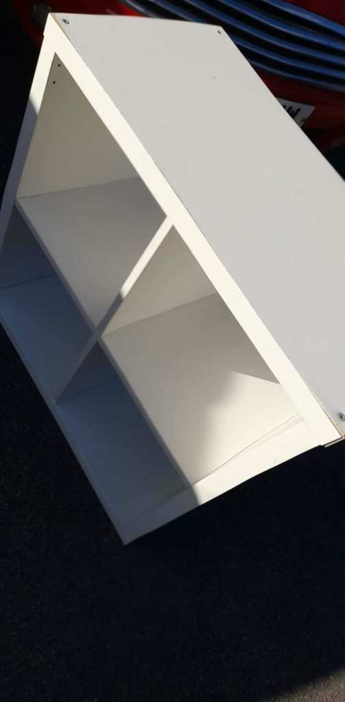 CUBE BOX SHELVING UNIT , white , free local delivery , post to anywhere 
