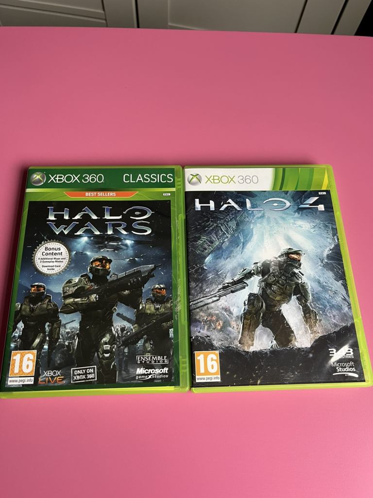 Halo 4 & Halo Wars Bundle x 2 Xbox 360