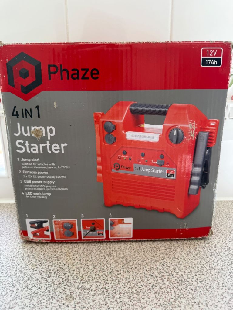4 in 1 Jump Starter
