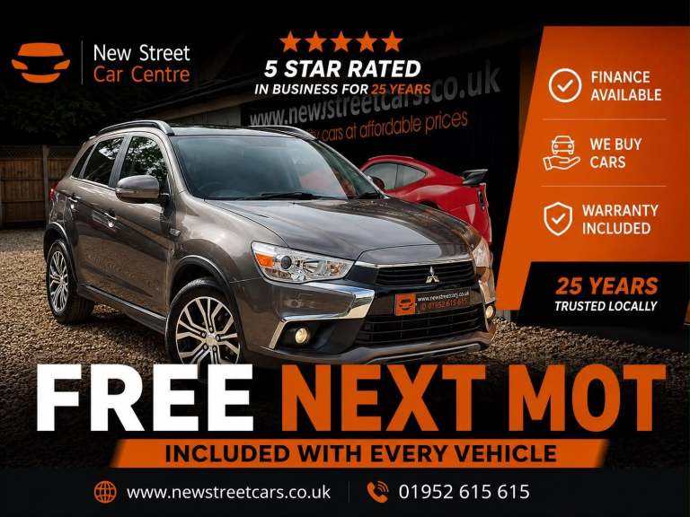 2017 Mitsubishi ASX 2.2 DI-D 4 Auto 4WD Euro 6 5dr HATCHBACK Diesel Automatic