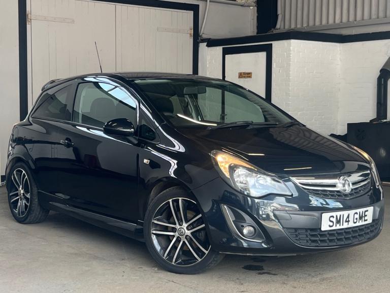 2014 Vauxhall Corsa 1.4T Black Edition 3dr HATCHBACK Petrol Manual