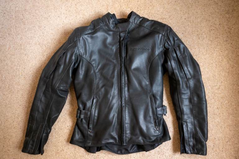 Hein Gericke Ladies Leather Motorbike Jacket with CE Armour and thermal liner Size 12