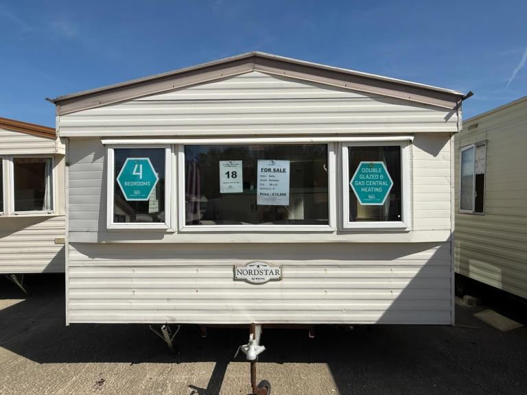 4 Bed Static Caravan - DG, CH New Carpet - Offsite Sale / Self Build / Farms