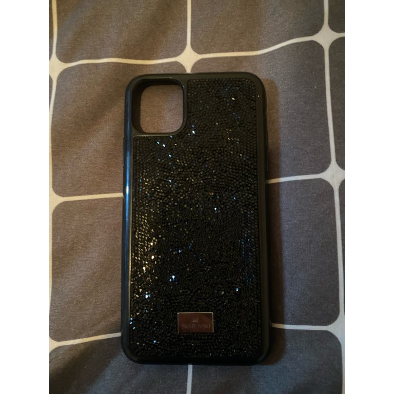 Swarovski black glitter iPhone 11 Pro case 