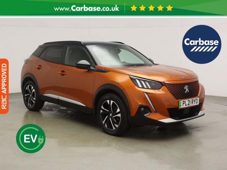 2021 Peugeot E-2008 50kWh GT SUV 5dr Electric Auto (136 ps) SUV ELECTRIC Automatic