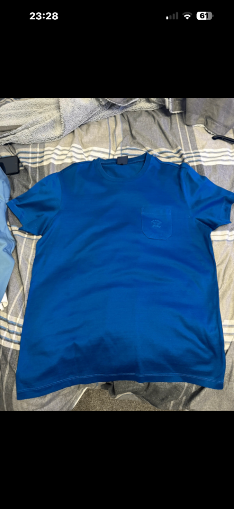 Paul & Shark Blue T-Shirt with Pocket – Good Condition