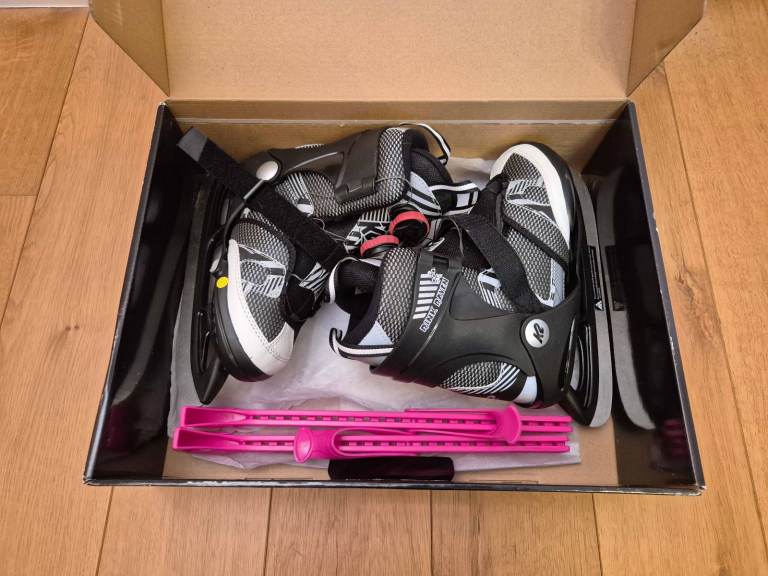 SOLD: Adjustable UK 13-4 K2 BOA Kids Ice Skates
