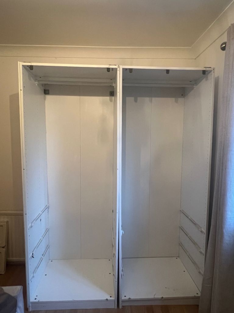 IKEA PAX Wardrobe Frames - White, Good Condition