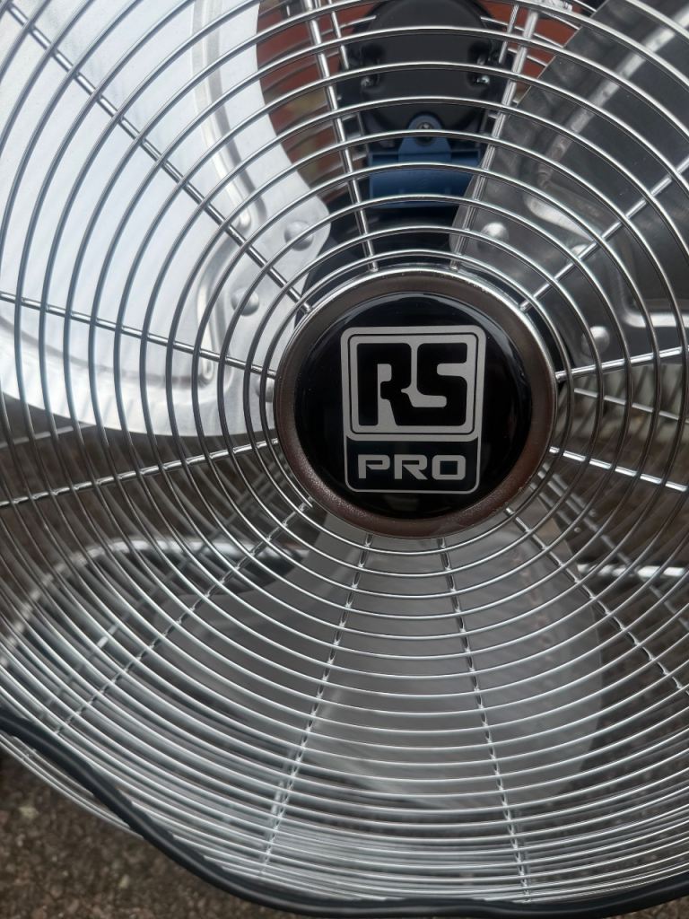 RS PRO Large Industrial Floor Fan – Good Condition