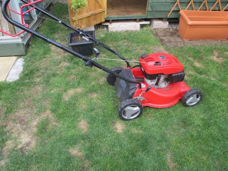petrol lawn mower