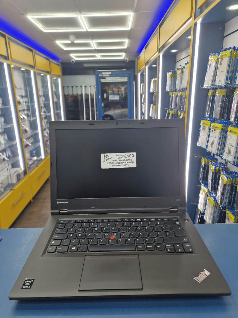 Like New Used Laptop Lenovo L440 Intel Core i5-4210M 2.60GHz 8GB RAM 120GB Windows 10Pro