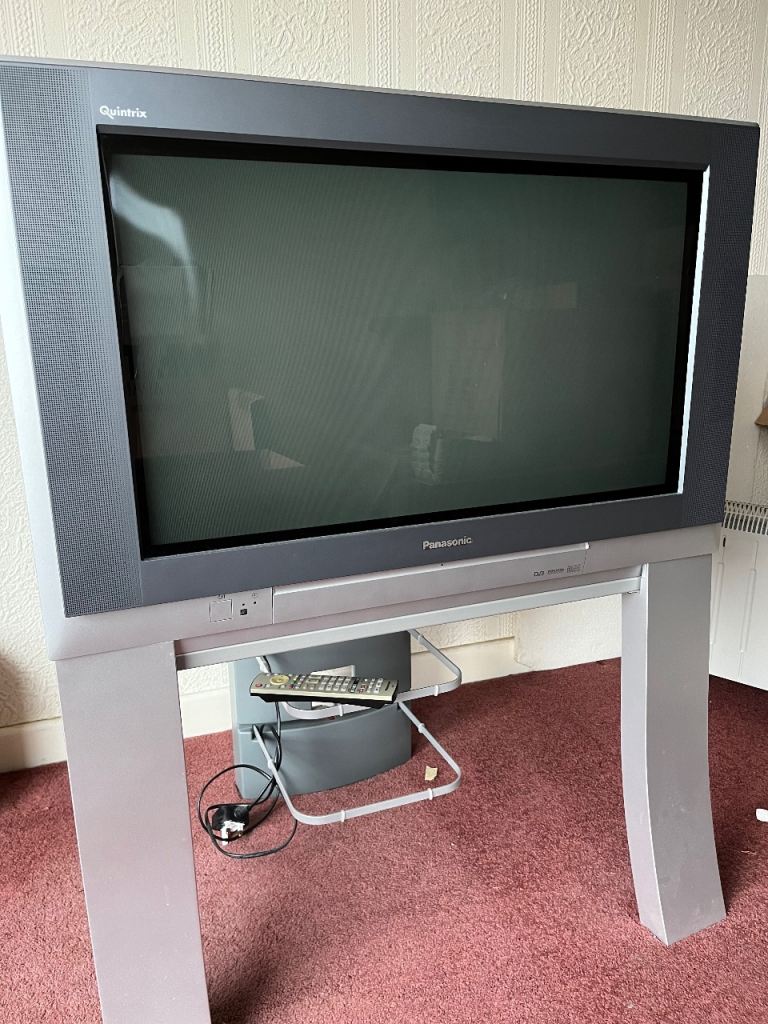 Classic retro Panasonic CRT television 