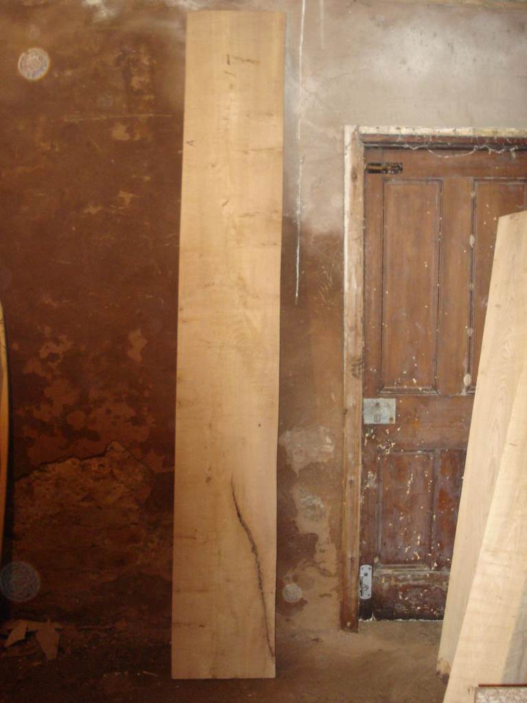 image for VERY LARGE AND THICK ELM BOARD SLAB 100&quot; X 15&quot; X 1.3&quot; BOARD A