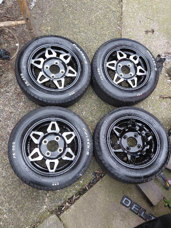 Classis austin rover mayfair mini cooper alloys with tyers 