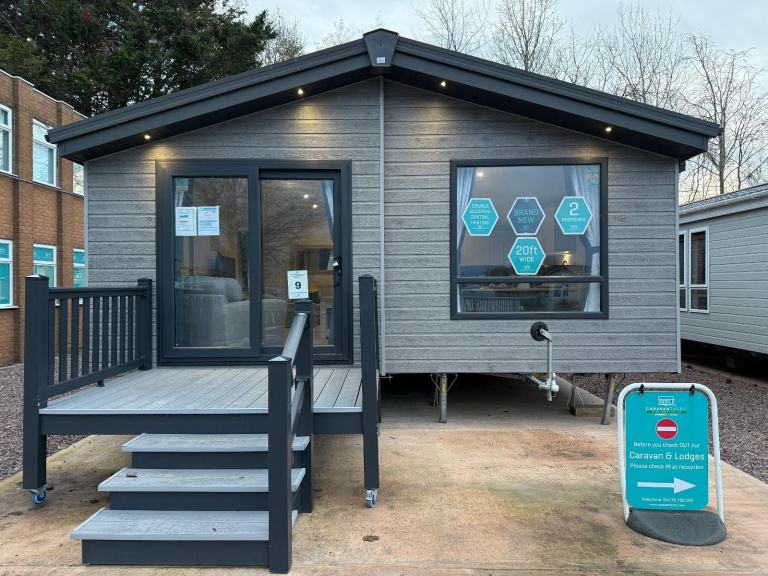 2 Bed Residential Spec Lodge - DG, CH, Bath, Ensuite - Offsite Sale, Own Land