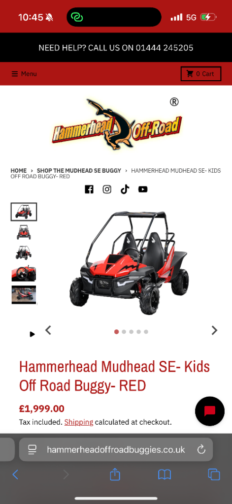 Kids petrol buggy 