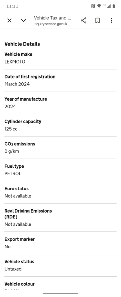 Lexmoto, TITAN, 2024, 125 (cc)