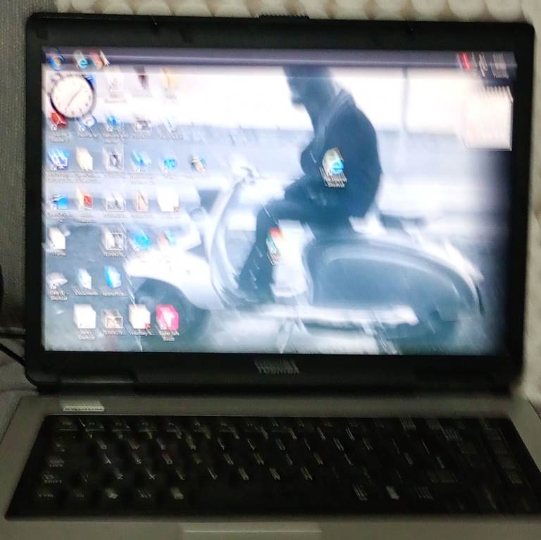 Toshiba Laptop – Good Condition, Black