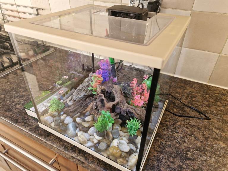 AQUA LED CUBE FISH TANK 