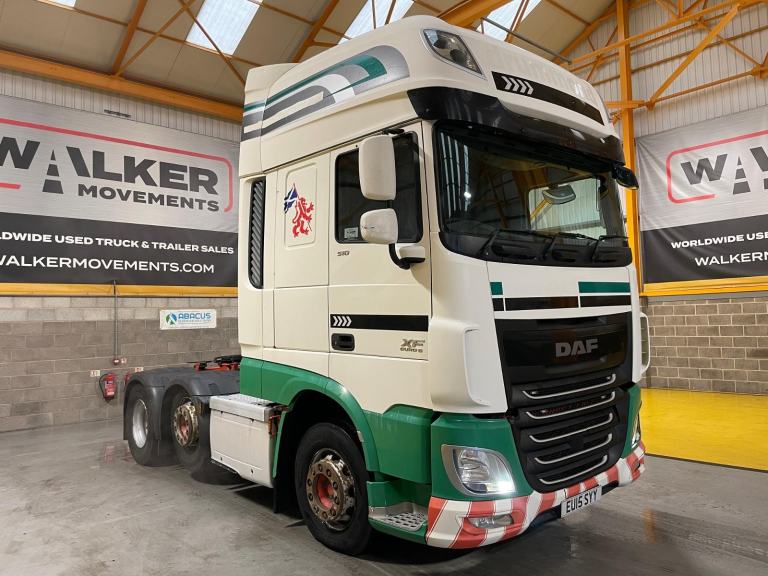 DAF XF 510 SUPER SPACE CAB *EURO 6* 6X2 TRACTOR UNIT - 2015 - EU15 SYY