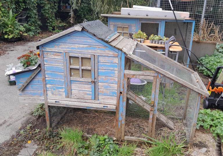 Chicken/rabbit/guinea pig etc. houses (x2) with integrated runs