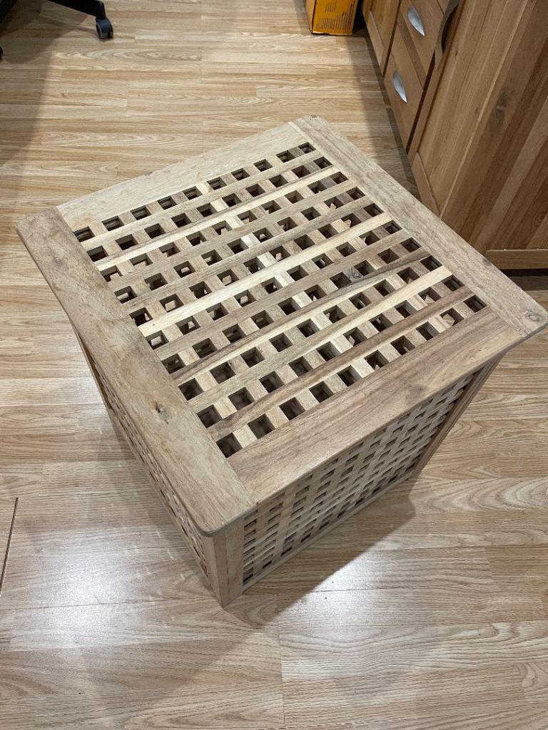 IKEA wooden storage crate