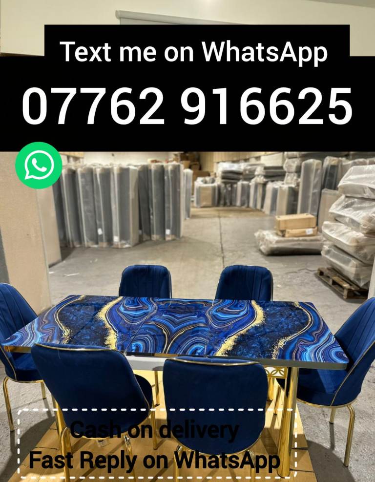 Dining Table and chairs.