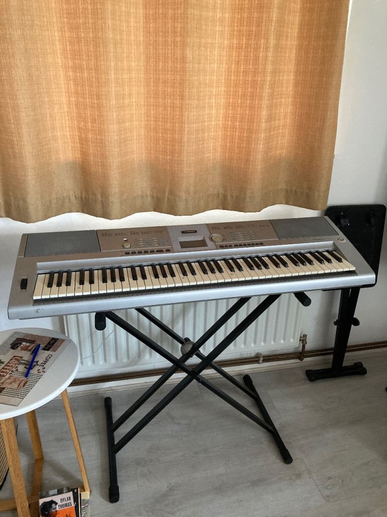 Keyboard, Stand and Chair.