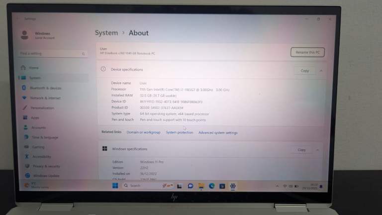 4k Touchscreen with Pen 🖊️HP EliteBook x360 G8 Laptop  – Intel i7 | 32 GB | 512GB SSD | Win 11 Pro