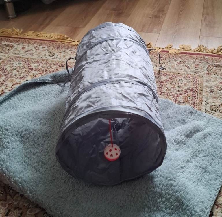 Small Cat Tunnel With Bell Toy 