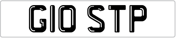 Registration Number G10 STP on Certificate GOST P-late GHOSTY Ghostly GHOSTIE Rolls Royce GHOST 
