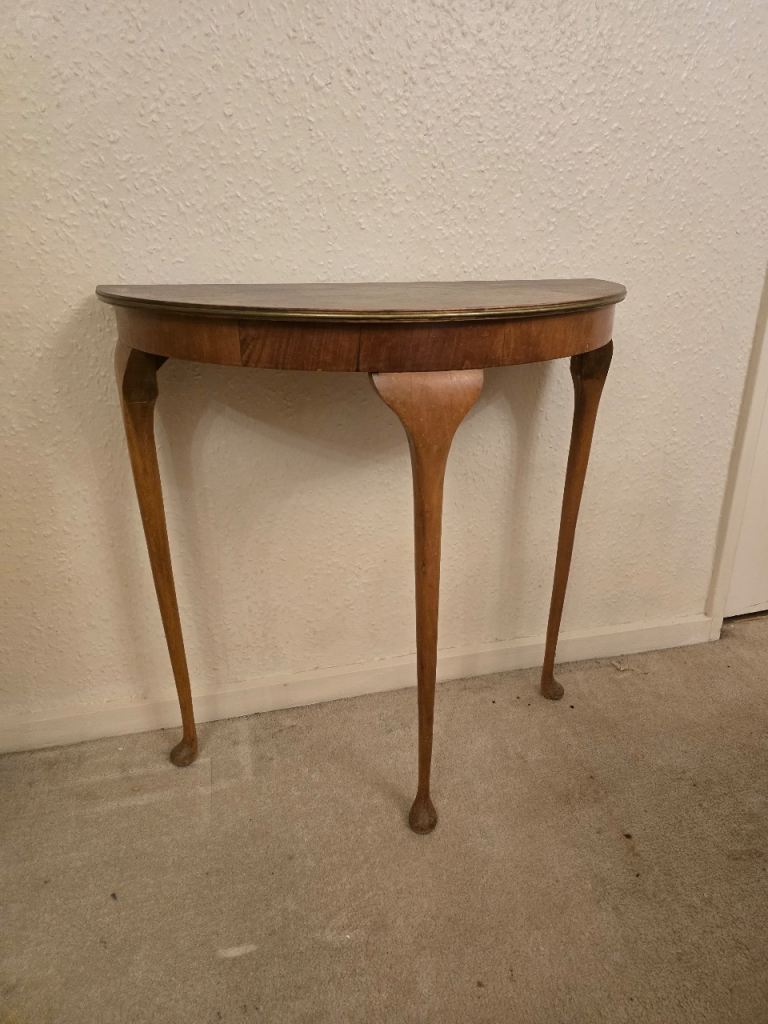 Antique Half moon table