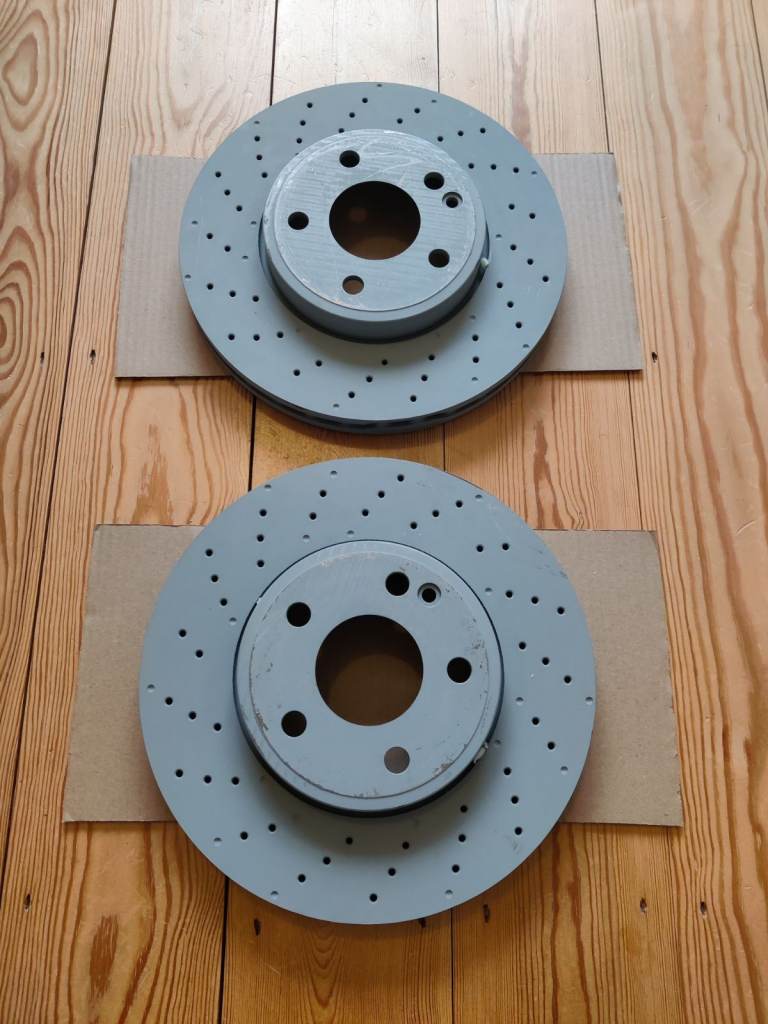 Genuine Mercedes-Benz W176 A-Class W246 B-Class AMG Sport Front Discs & Pads Kit - New