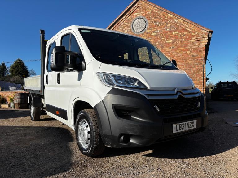 2021 Citroen Relay 2.2 BlueHDi Crew Cab 7 Seater Dropside 140ps CHASSIS CAB Diesel Manual