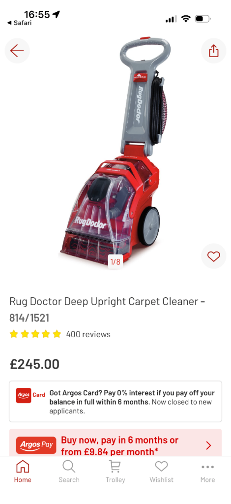 Carpet cleaner 