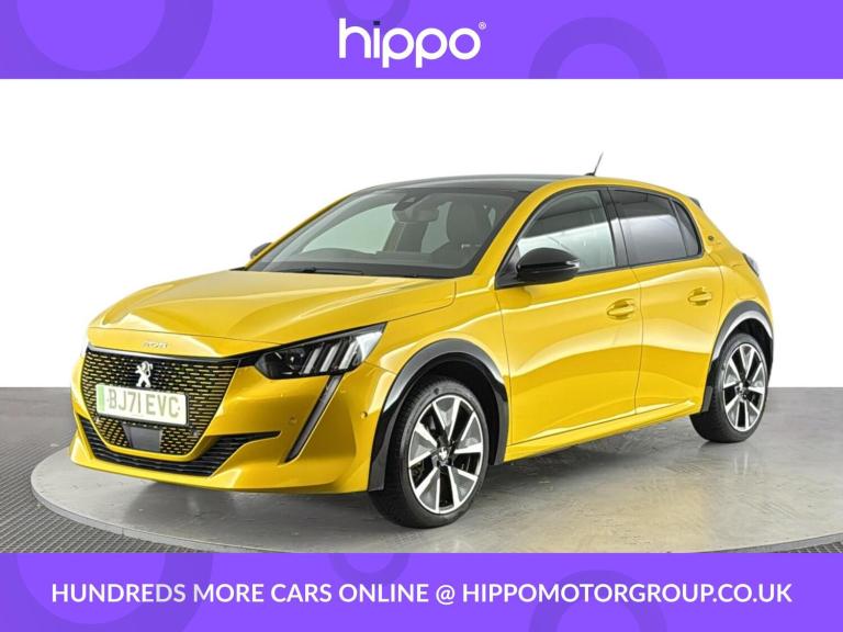 2021 Peugeot E-208 50kWh GT Hatchback 5dr Electric Auto (136 ps) HATCHBACK Electric Automatic