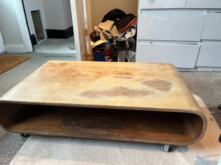 Rectangular coffee table on wheels | in Telscombe Cliffs, East Sussex ...