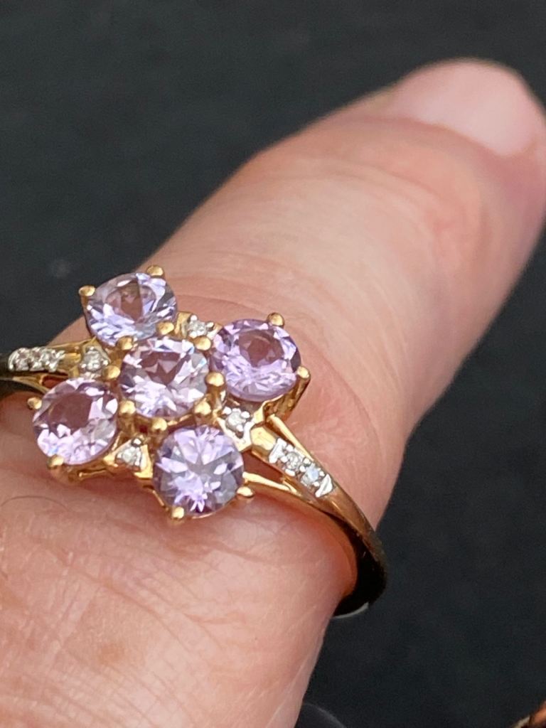 New ‘Mahenge’ Purple Spinel ring
