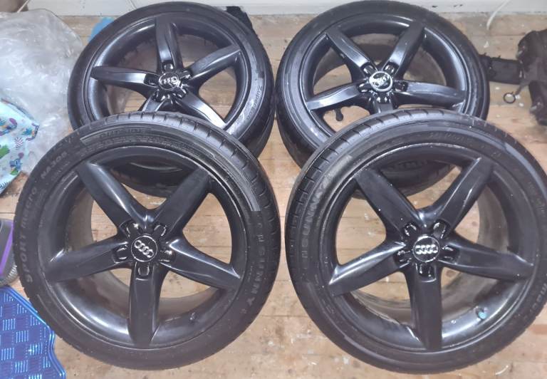 4x sets of 18 inch Alloy wheels (vw, Audi, seat,skoda, Mercedes, Ford, maybe others)