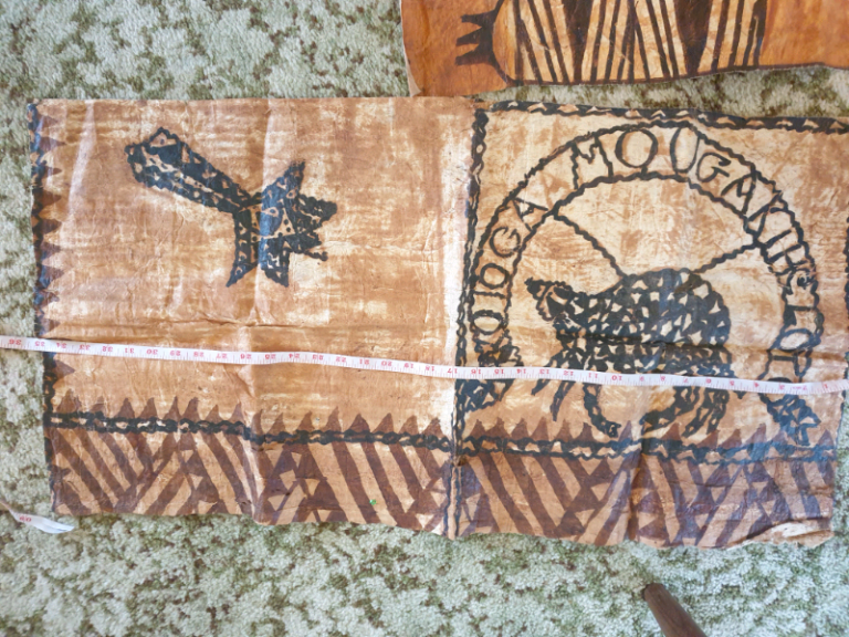 Genuine bark cloth ethnographic art pieces