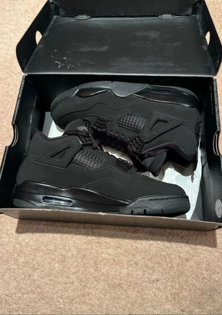 Jordan 4 Black Cats - Size UK8.5 - Brand New In Box - Next Day Delivery 📦