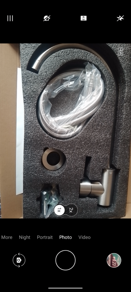 Kitchen mixer tap 