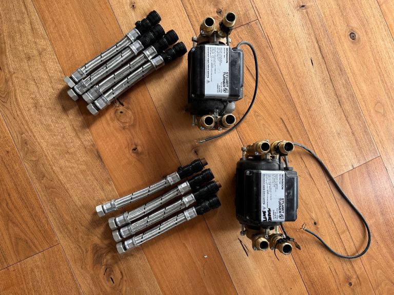 Stuart Turner Monsoon 44423 Shower Pump 2.0 Bar Twin Pump with Positive Head